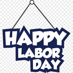 Hanging Happy Labor Day Vector Design