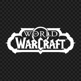 World of Warcraft White Logo HD PNG