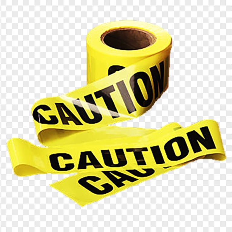 Caution Tape Crime Scene Yellow Black Warning