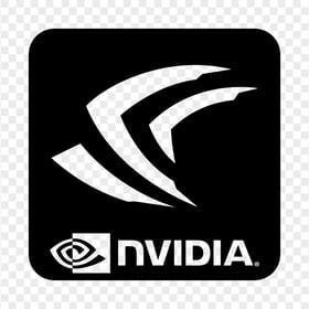HD Geforce Nvidia Square Black Icon PNG