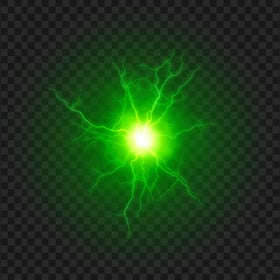 HD Green Energy Ball Effect PNG