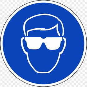 Wear Eye Glasses Protection Safety Sign