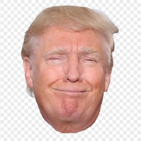 HD Donald Trump President Of United States Head