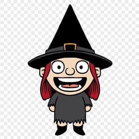 HD Halloween Cartoon Clipart Witch PNG