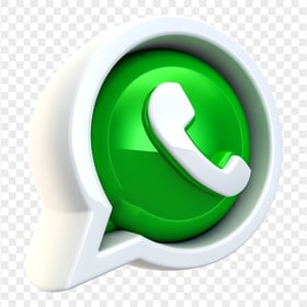 HD 3D WhatsApp Wa App Symbol Logo Icon PNG
