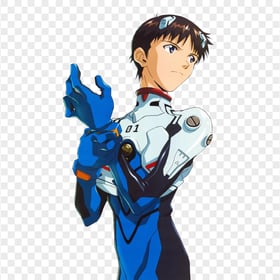 HD Shinji Ikari Manga Evangelion Characters PNG