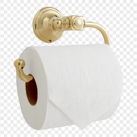 Hanging Paper Roll Toilet Bathroom Gold Holder