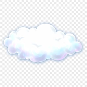 HD Cartoon White Cloud Transparent PNG