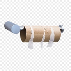 Empty Hanging Toilet Wc Bathroom Napkin Paper Roll