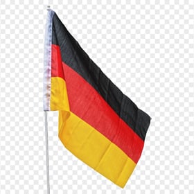 HD Real Germany Flag On Pole Transparent PNG