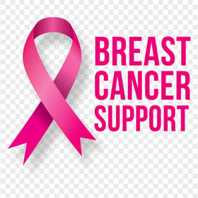 Breast Cancer Support Pink Illustration FREE PNG