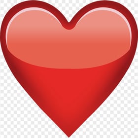 Red Heart Emoji Love Romantic