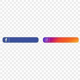 HD Horizontal Facebook Instagram Lower Thirds PNG