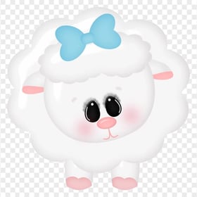 HD Cartoon Cute Sheep Animal Character PNG