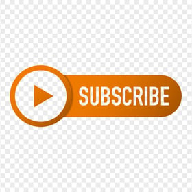 HD Outline Youtube Subscribe Orange Button Logo PNG