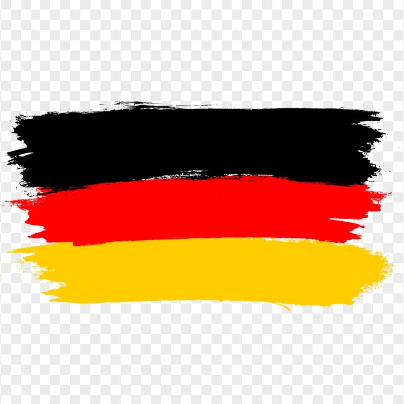 HD Painting Germany Flag PNG