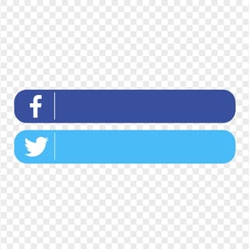 HD Facebook & Twitter Lower Thirds PNG