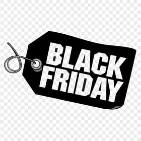 HD Black Friday Clipart Tag PNG