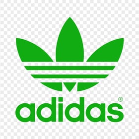 Adidas Trefoil Green Logo PNG Image