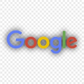 Google Logo With Black Shadow