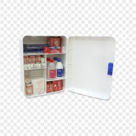 Plastic Home First Aid Box With Medicine Supplies
