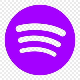 Transparent Spotify Purple Logo Symbol Icon