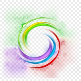 HD Colorful Glowing Circle Fantasy Portal PNG