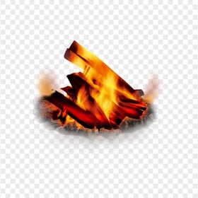 PNG Real Bonfire Campfire Firewood