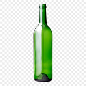 Download HD Green Glass Bottle PNG