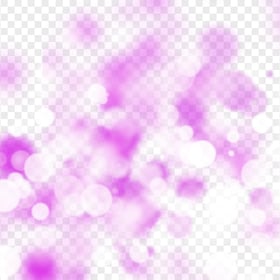 HD Bokeh Light Pink & White Effect PNG