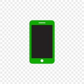 HD Black And Green Mobile Icon Transparent PNG