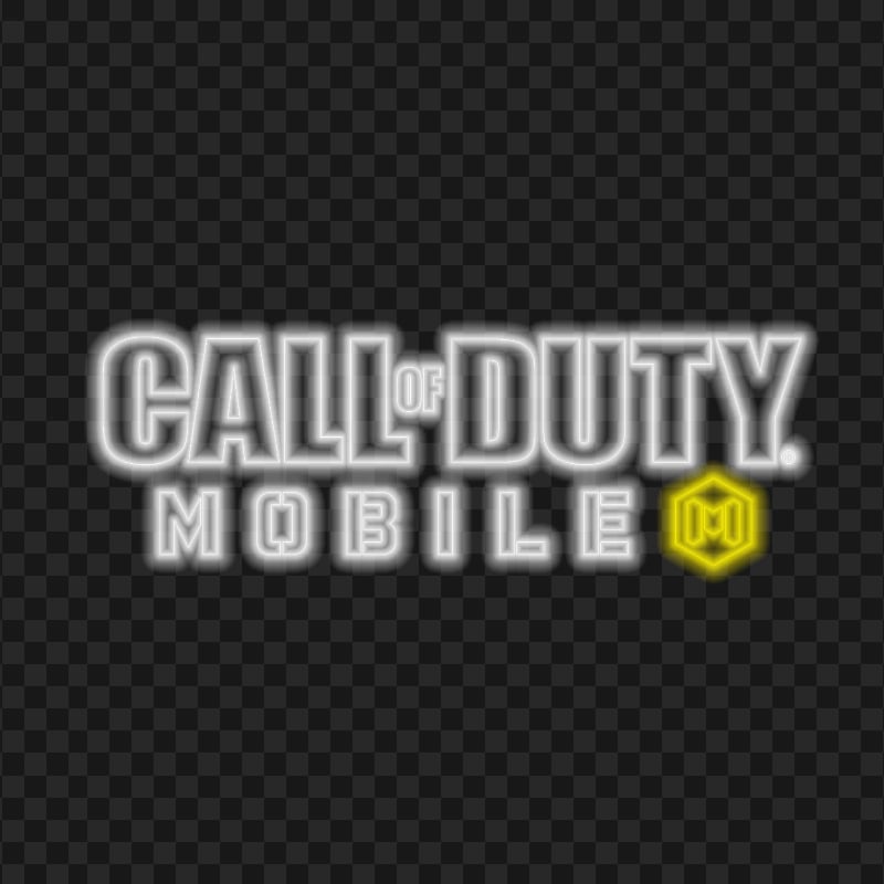 HD Neon Call Of Duty Mobile COD Game Logo PNG