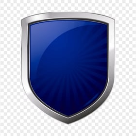 Metal Blue Shield Guard Icon Download PNG