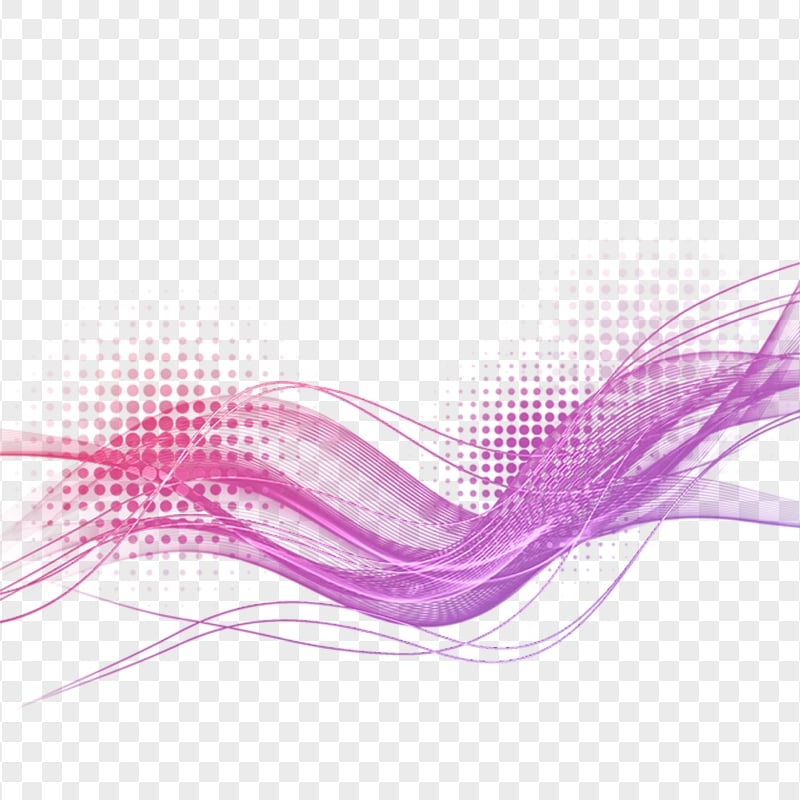 Curve Waves Lines Purple Pink Pattern Dynamic