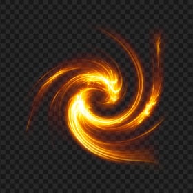 Sparkle Swirl Fire light PNG