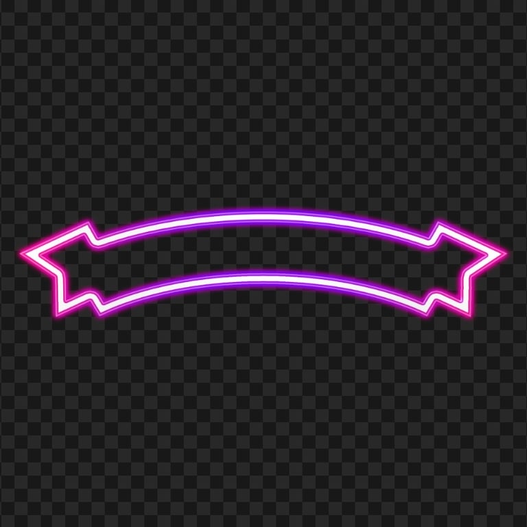 PNG Aesthetic Pink & Purple Neon Ribbon