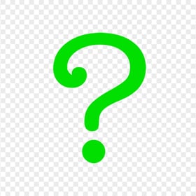Green Question Symbol Mark Icon FREE PNG