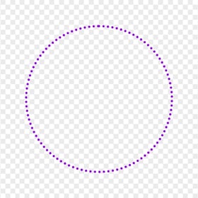 Dotted Purple Circle Download PNG