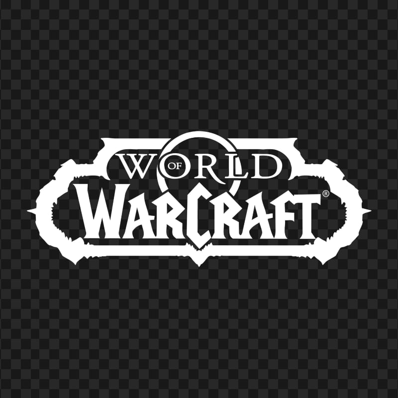 World Of Warcraft White Logo HD PNG Citypng