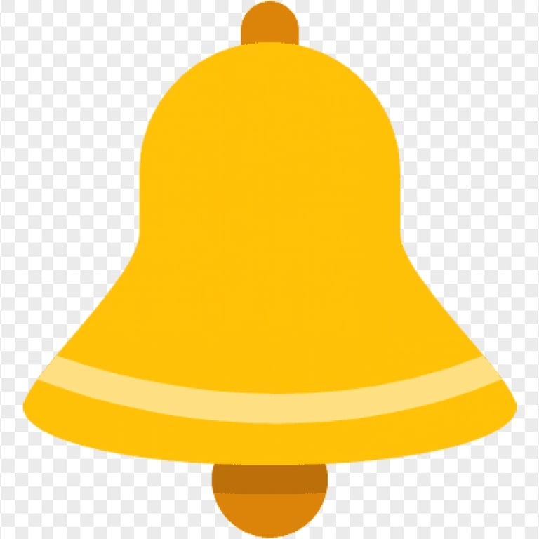 Gold Bell Icon Youtube Notification