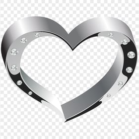 HD Silver Heart Ring Love Girly Jewelry PNG