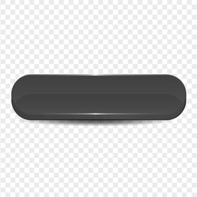 3D Black Vector Blank Button PNG IMG
