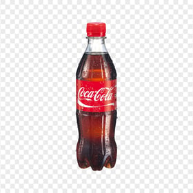 HD Cold Coca-Cola Plastic Bottle PNG