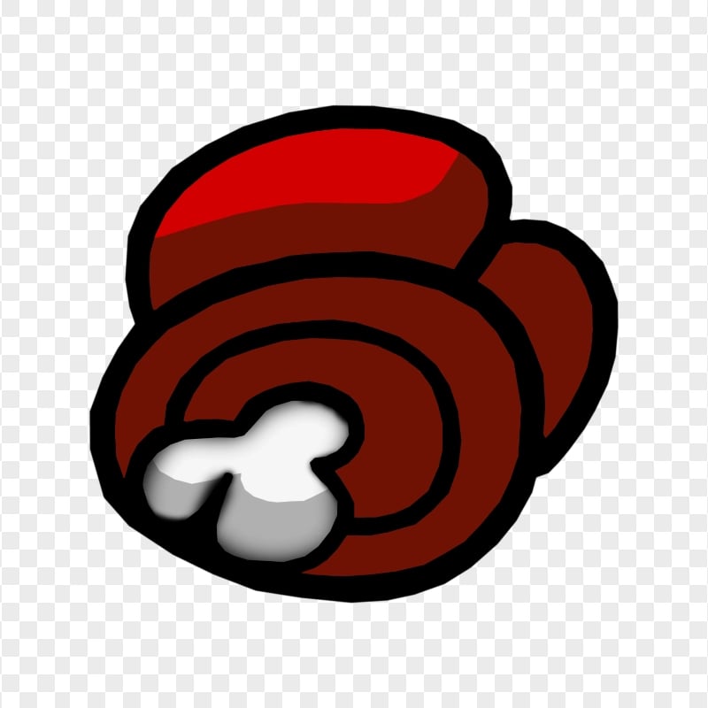 HD Red Among Us Crewmate Character Dead Body PNG Citypng