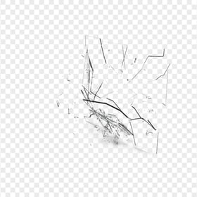 HD Shattered Broken Glass PNG