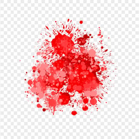 HD Abstract Red Drop Paint Splash Transparent Background
