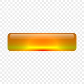 Orange Glossy Web Button HD PNG