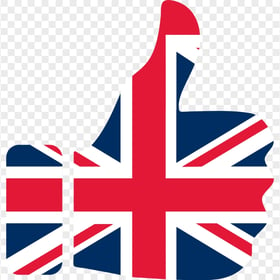 HD Thumbs Up United Kingdom Uk Flag PNG