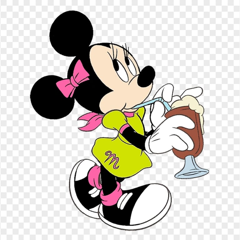 HD Cartoon Clipart Classic Minnie Mouse PNG | Citypng