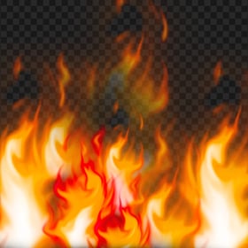 Real Fire Burning Flames Background HD PNG